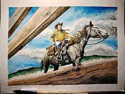 Tex - Fabrizio Russo - illustrazione originale inedita - Loose page