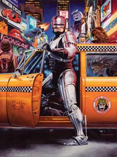 Jason Edmiston signed original â€œpop culture explosionâ€ painting for a Crazy 4 Cult exhibition poster | Profiles in History