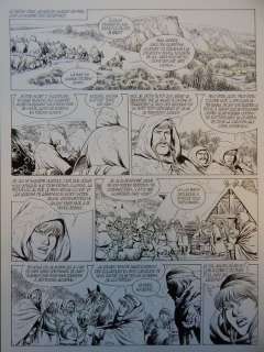 Mitton, Jean-Yves - Originele pagina (p.9) - Vae Victis! 12 - Adua, een wolvin huilt in Avaricum - (2003) | Catawiki