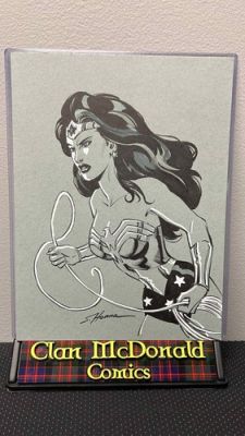 Wonder Woman Commission by Scott Hanna Pencil & Color on 9 x 12 Art Board | eBay US (Buy It Now)