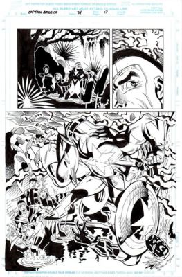 DAN JURGENS - Tavola originale Captain America #34 p.17 | eBay Europe (Buy It Now)
