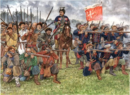 Marek Szyszko | Piechota kozacka, ilustracja | Galeria Komiksu