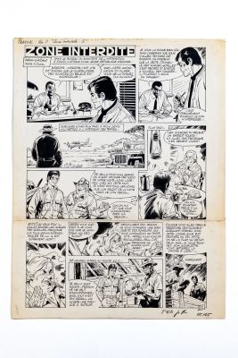 Aidans, Edouard (1930-2018) | Lot 1 : Les Franval, première planche d’une histoire courte de sept pages,… | misc / divers
