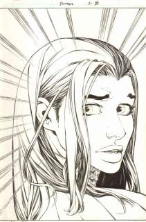 Jason Gorder, Koi Turnbull - Michael turner‘s fathom #2 p. 18 - 100% babe splash - 2005 signed