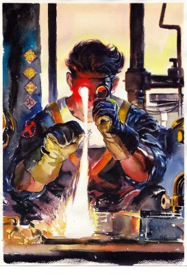 Ito Absolute Cyclops 12x18” Limited Edition Giclee | Kirby’s Comic Art