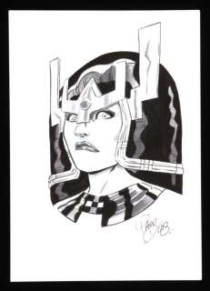 DC Comics Big Barda - an original artwork by Paco Diaz. | Ewbank’s