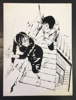 Guido Crepax - "In cima al campanile" Illustrazione Originale (Master Of Drawing) - Loose page - (1965) | Catawiki