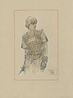 Paul Teng - De Klaagzang van de verloren gewesten - Originele tekening op getint papier - Sioban - Loose page - (2019) | Catawiki