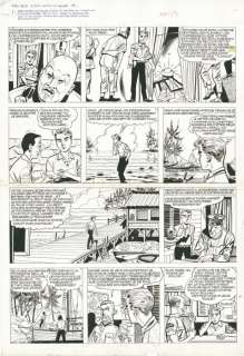 Paape, Eddy - Planche originale - Marc Dacier T5 - Le Péril guette sous la mer - (1962) | Catawiki