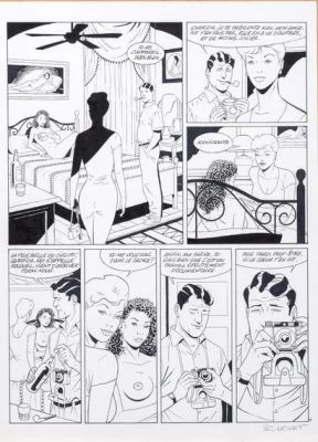 Berthet, de L’autre... | Lot 149 - Berthet, De l’autre côté de la frontière, planche n°3... | Tessier Sarrou