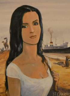 Ella Mahé T2 - Acrylique et aquarelle originale sur papier Canson - projet de couverture - Loose page | Catawiki