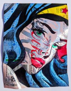 ComicCAN - ORIGINAL ARTWORK by Chris Duncan - WONDER WOMAN on DIET COKE can - ART - (2020/2020) | Catawiki