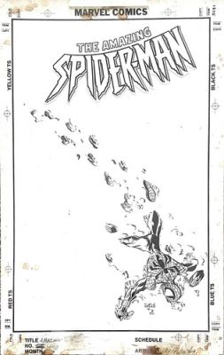 AMAZING SPIDER-MAN ISSUE 1996 Cover MARK BAGLEY ORIGINAL ART | eBay US