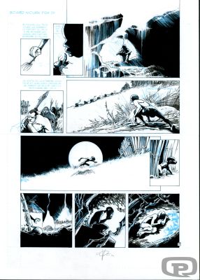 Olivier Vatine | Niourk Volume 1, Page 09 - Original Art by Olivier Vatine | Pulp’s Art
