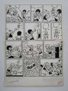 Nys, Jef - Originele pagina - Jommeke - gagplaat | Catawiki