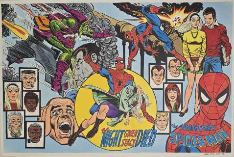 Illustrazione originale Larry Camarda Amazing Spider Man “The night Gwen Stacy Died” | Venere Comic Art