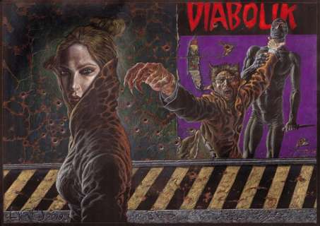 Diabolik - "Horror" -Luigi Di Giammarino - Firmata con monogramma e datata - Loose page - (2019) | Catawiki
