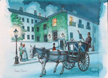 Carin | Illustration Ã  l’encre de Chine et Ã  l’aquarelle… | Banque Dessinée