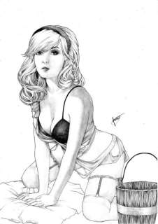 Cinderella - Sexy Cinderella - IlustraciÃ³n original - (2018) | Catawiki