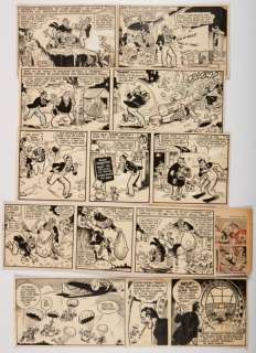 Terry-Thomas 5 original artwork strips by Roy Wilson for Film Fun… | Comic Book Auctions ltd