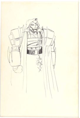 Lot 5309 - Steve Pugh an original artwork of Doctor Doom from Marvels Fantastic Four (1996). | Ewbank’s