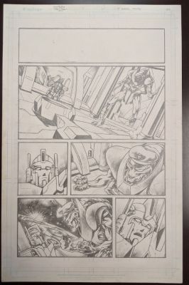 Emil Cabaltierra Transformers more Than Meets the Eye 2012 Annual pg 22 Original Art | Bedrock City Comic