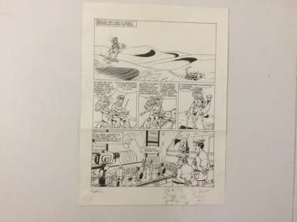 Walthéry, François / Di Sano, Bruno - Planche originale - Johanna / Une Femme dans la peau T4 - La Dame des sables - (2005) | Catawiki