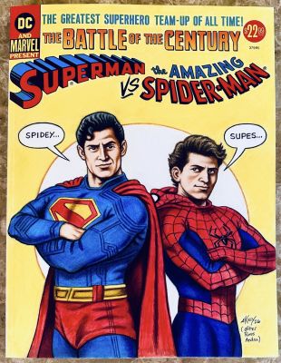 Treasury Edition Superman vs. The Amazing Spider-Man Custom Sketch Issue | Raremarq (Buy It Now)