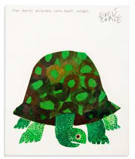 ERIC CARLE (1929- ) The Foolish Tortoise. [CHILDRENS / TURTLES] | Swann Galleries