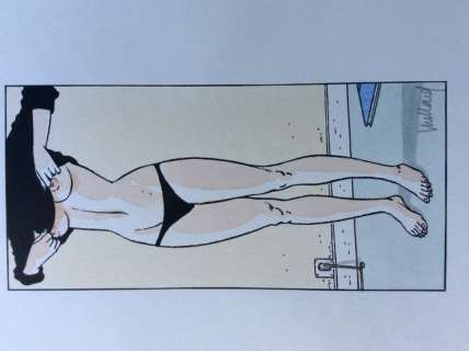 Juillard, André | Originele tekening in kleur  - [ca. 1990] | Catawiki