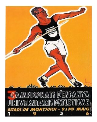 Vintage Sports Wall Art – Dynamic Athletics Design Print Art Deco A | eBay Europe (Buy It Now)