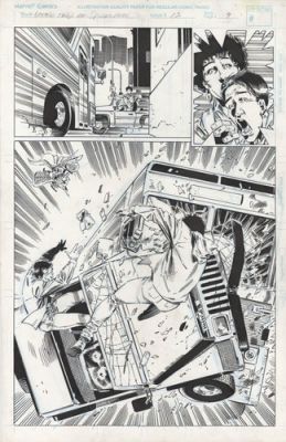Olliffe UNTOLD TALES OF SPIDER-MAN 13 pg 9 DEATH OF BLUEBIRD PAGE | eBay US (Buy It Now)