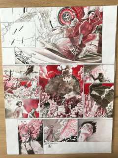 Lejeune, Steven - Planche originale couleur - Trop de bonheur (TDB) T3 - Huizilo Pochtli - (2006) | Catawiki