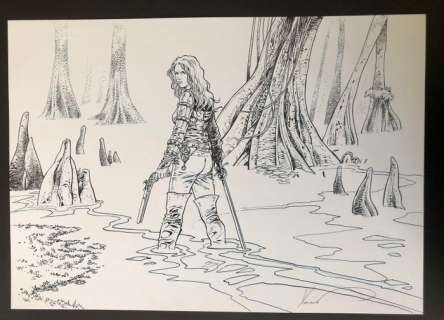 Xavier, Philippe - Dessin original - Conquistador - (2014) | Catawiki