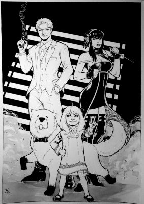 Lanio Sena | Spy x Family Cover Illustration A3 | Raremarq (Buy It Now)