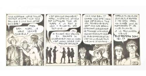 [ORIGINAL BOOK & COMIC ARTWORK] KRESSE, H.G. (1921-92). MATHO TONGA | Zwiggelaar Auctions