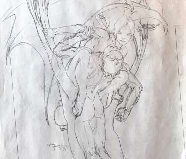 Kaluta - Donna Mia - Michael Kaluta - Original prel. Cover - Original Art - (1996) | Catawiki