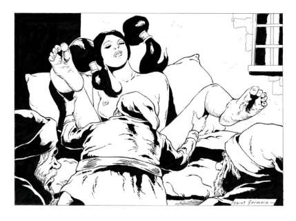 Biancaneve - Saint Germain Illustrazione Originale - Loose page | Catawiki