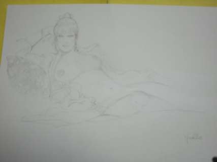 Leone Frollo - illustrazione originale "La Modella Sexy" firmata - Loose page | Catawiki