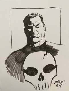 Marvel Knights - The Punisher sketch by Dave Johnson - Loose page - First edition | Catawiki