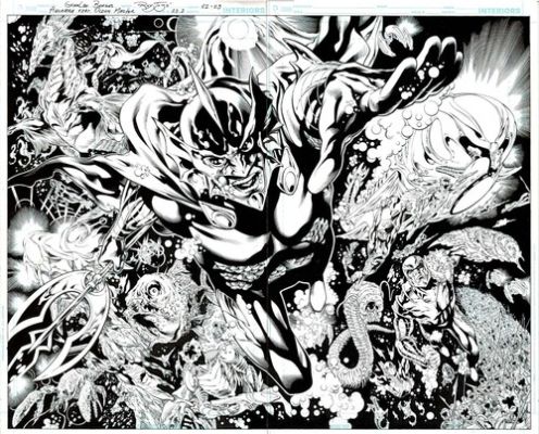 Aquaman feat Ocean Master #23 ’’11X17’’ BY RUY JOSÉ BLUELINE | eBay US