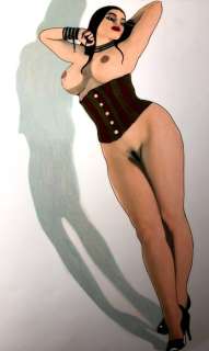 Emmanuelle Clint - illustraz. originale "Ombre" - Loose page - Original - (2012) | Catawiki