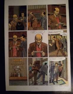 Maucler, Christian - Planche originale couleur - Les Enquêtes de l’inspecteur Raffini T7 - Petits Meurtres - (1999) | Catawiki