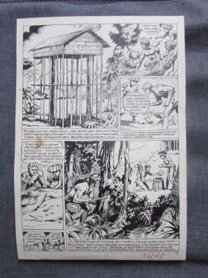 Willi Kohlhoff Originalzeichnung - Robinson Heft 17 / Seite 15 - mit Xury | eBay Europe (Buy It Now)