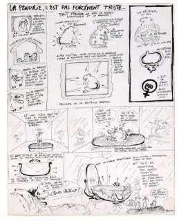 Reiser | La pénurie n’est pas forcément triste. Encre de Chine sur papier | Tessier Sarrou