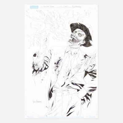 Tyler Kirkham | Absolute Batman #19 Variant Cover Original Art (DC Comics, 2026) | Landry Pop Auctions