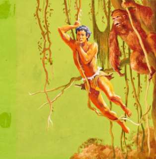 Edward Mortelmans Tarzan of the Apes Paperback Cover Original Art (Atlantic/Green Dragon, 1967).... | Heritage