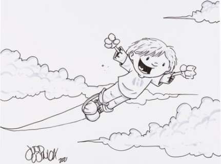 Judd Winick - Hilo Illustration Original Art (2021)....