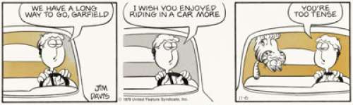 Davis, Jim | Jim Davis Garfield Daily Comic Strip Original Art dated 11-6-79 (United Feature Syndicate, 1979).... | Heritage