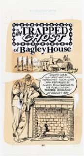 Will Eisner Will Eisner’s Spirit Casebook of True Haunted Houses and Ghosts #1 Story Page 1 Original Art (Tempo Books, 1976). | Heritage